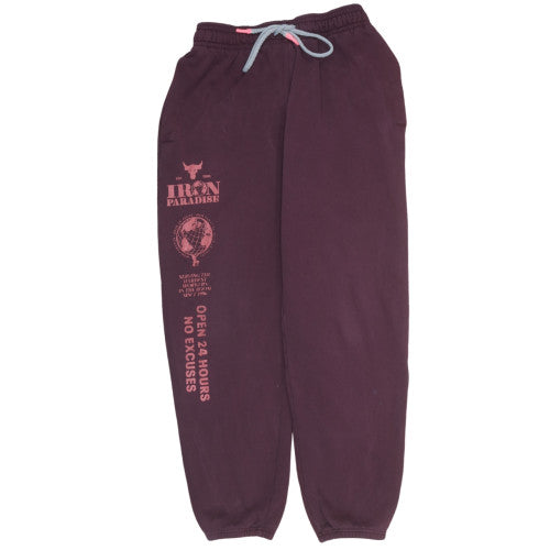 Womens UK Size L Under armour Regular Fit Jogger Brown Trousers