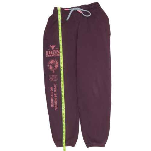 Womens UK Size L Under armour Regular Fit Jogger Brown Trousers
