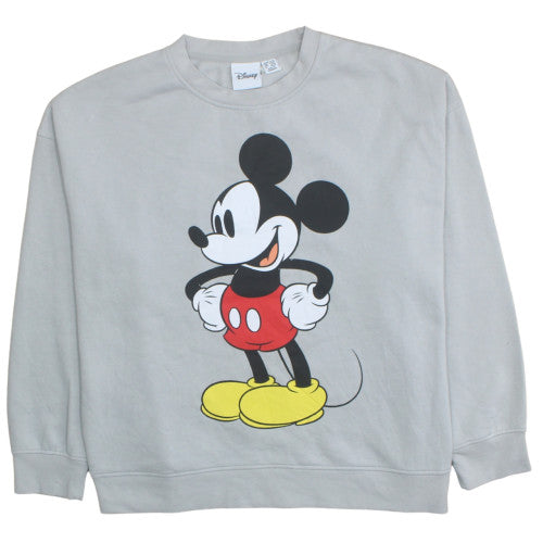 Womens UK Size L Disney Grey Pullover Sweatshirt