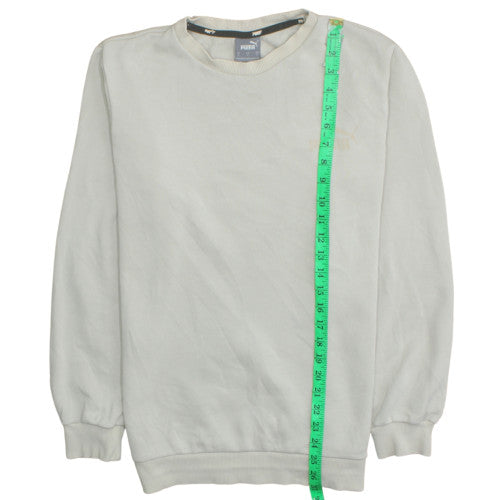 Mens UK Size S PUMA Beige Pullover Sweatshirt