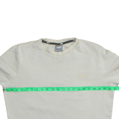 Mens UK Size S PUMA Beige Pullover Sweatshirt
