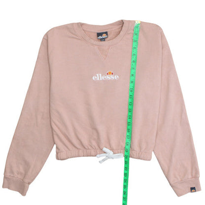 Womens UK Size 12 ellesse Pink Pullover Sweatshirt
