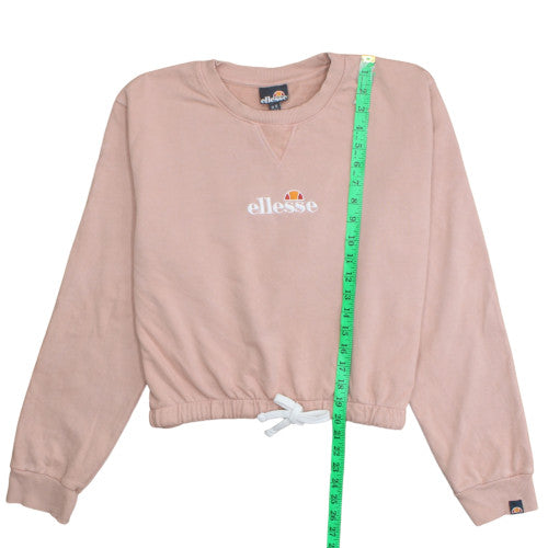 Womens UK Size 12 ellesse Pink Pullover Sweatshirt