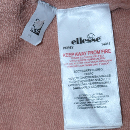 Womens UK Size 12 ellesse Pink Pullover Sweatshirt