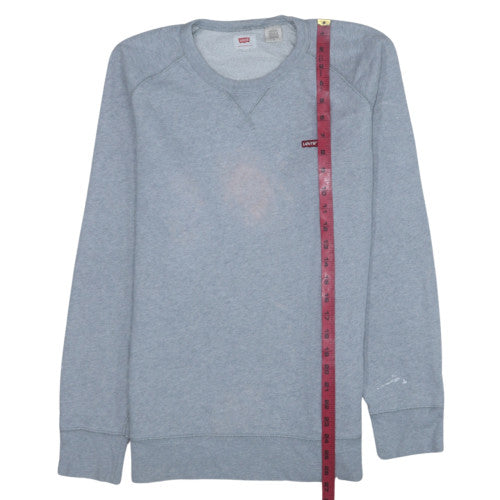 Mens UK Size M Levi's Grey Pullover Sweatshirt