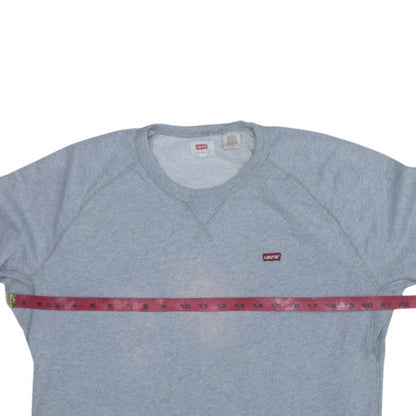 Mens UK Size M Levi's Grey Pullover Sweatshirt