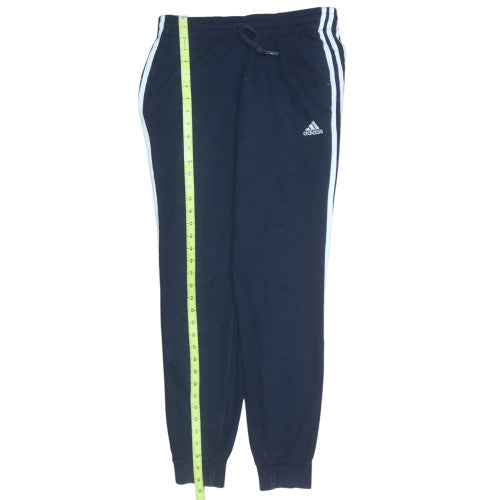 Adidas Womens Blue Jogger Track Pants S Regular Fit Fleece Trousers
