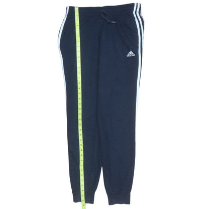 Adidas Womens Blue Jogger Track Pants S Regular Fit Fleece Trousers