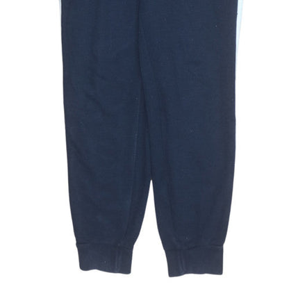 Adidas Womens Blue Jogger Track Pants S Regular Fit Fleece Trousers