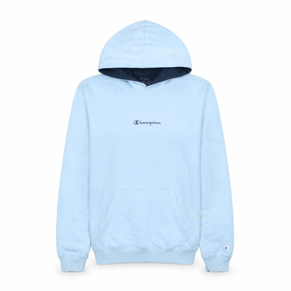 Womens UK Size M Champion Blue Pullover Hoodie