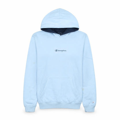Womens UK Size M Champion Blue Pullover Hoodie