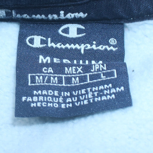 Womens UK Size M Champion Blue Pullover Hoodie