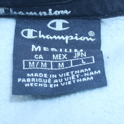 Womens UK Size M Champion Blue Pullover Hoodie
