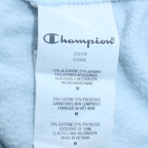 Womens UK Size M Champion Blue Pullover Hoodie