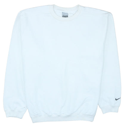 Mens UK Size XL Nike White Pullover Sweatshirt