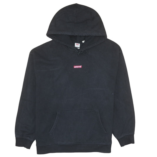 Mens UK Size XL Levi's Black Pullover Hoodie