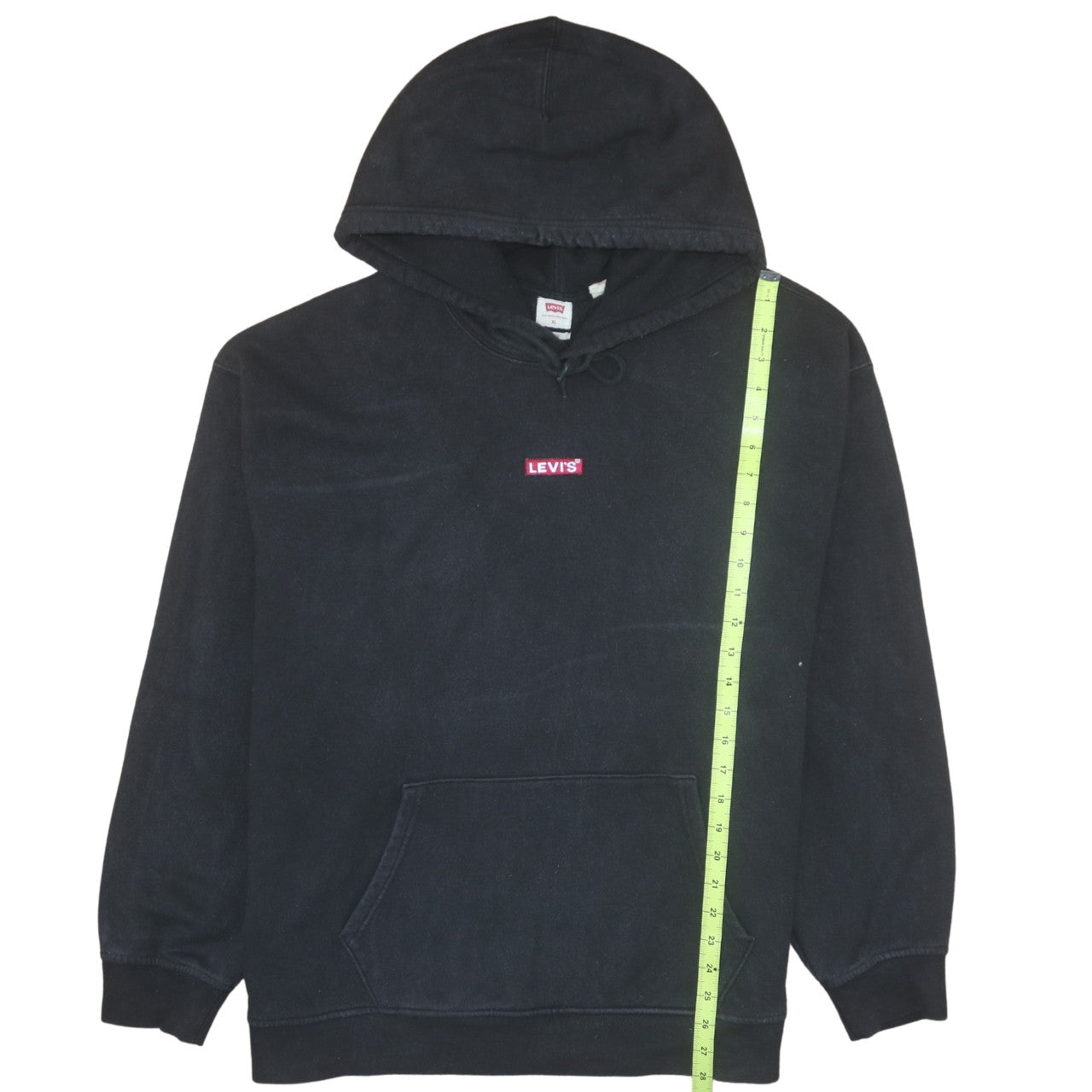 Mens UK Size XL Levi's Black Pullover Hoodie