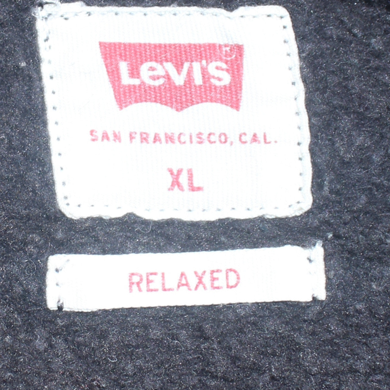 Mens UK Size XL Levi's Black Pullover Hoodie