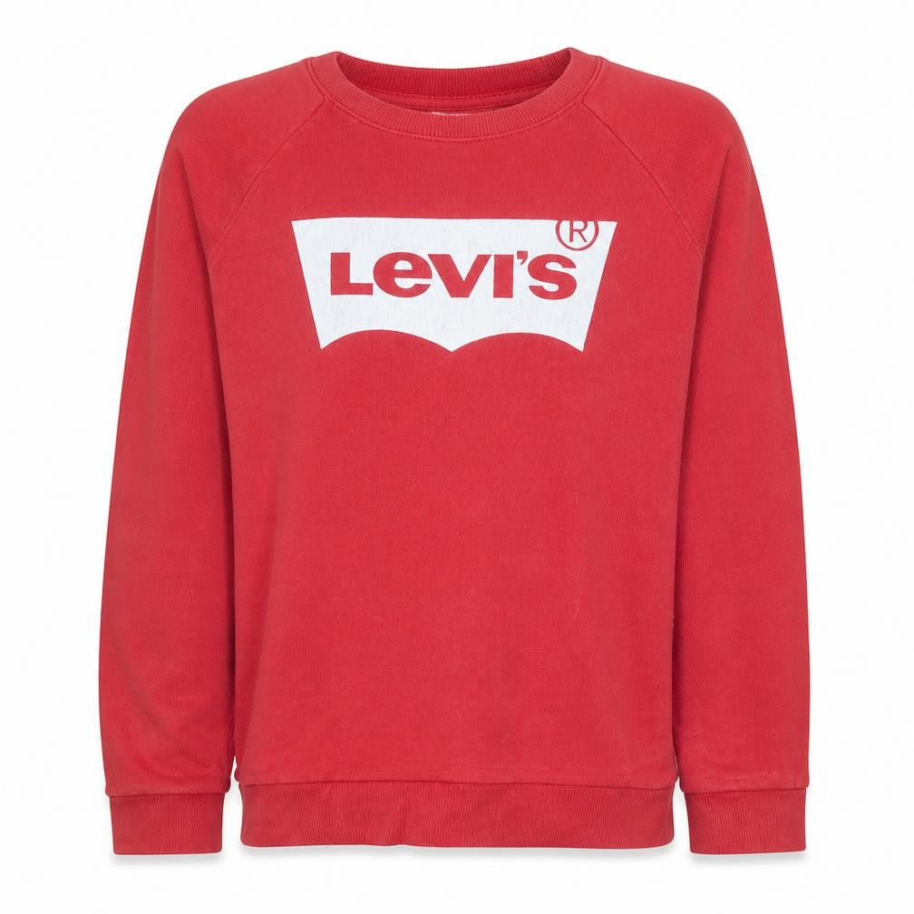 Mens UK Size S Levi's Red Pullover Sweatshirt
