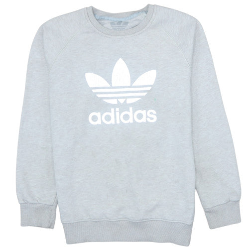 Womens UK Size 2XL adidas Grey Pullover Sweatshirt
