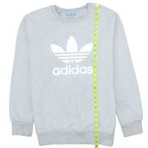 Womens UK Size 2XL adidas Grey Pullover Sweatshirt
