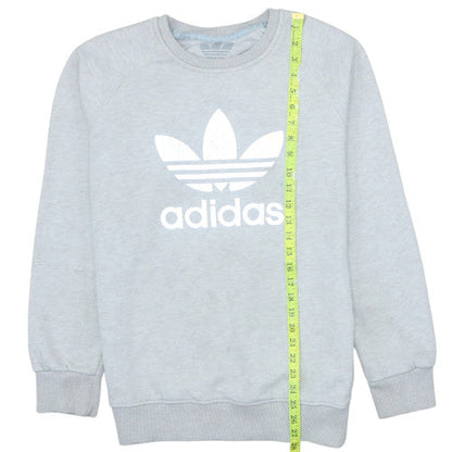 Womens UK Size 2XL adidas Grey Pullover Sweatshirt