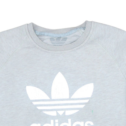 Womens UK Size 2XL adidas Grey Pullover Sweatshirt
