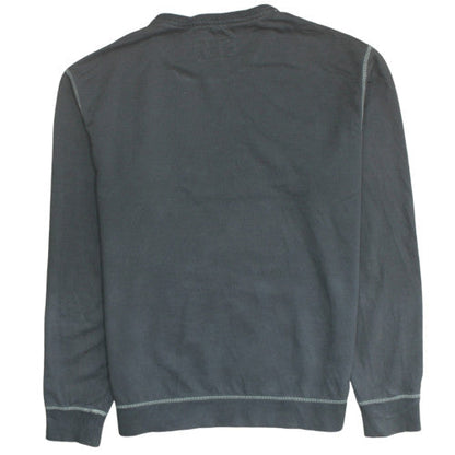 Armani Jeans Men's Grey XL Regular Fit Long Sleeve Cotton Top