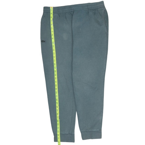 Lacoste Men Blue Slim Fit Jogger Sweatpants Size 2XL Fleece Cotton