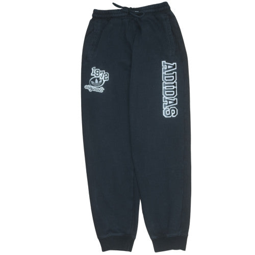 Mens UK Size S adidas Regular Fit Jogger Black Trousers