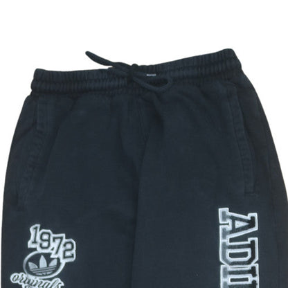 Mens UK Size S adidas Regular Fit Jogger Black Trousers