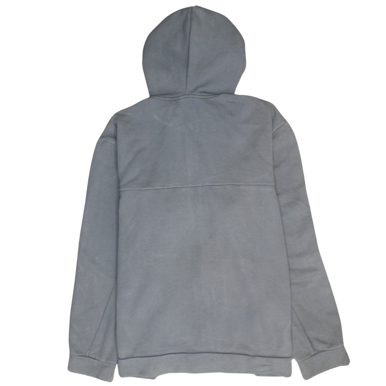 Mens UK Size L adidas Grey Full Zip Hoodie