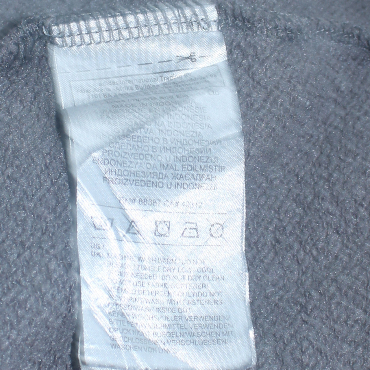 Mens UK Size L adidas Grey Full Zip Hoodie