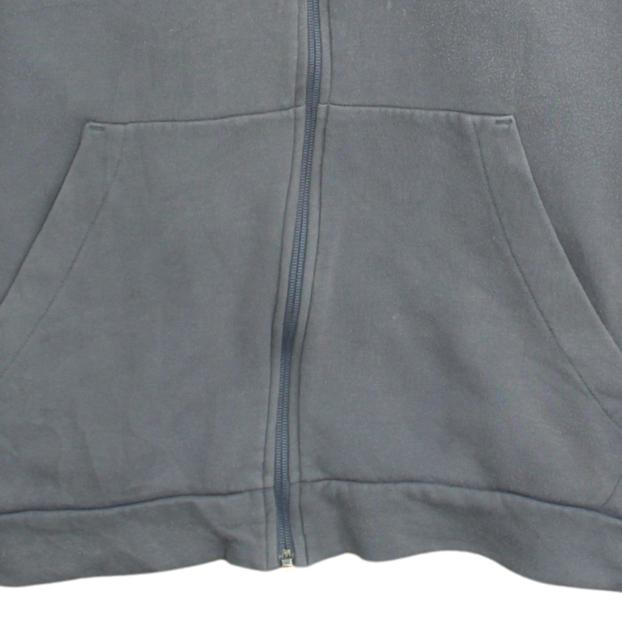 Mens UK Size L adidas Grey Full Zip Hoodie