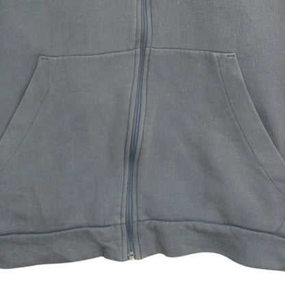 Mens UK Size L adidas Grey Full Zip Hoodie