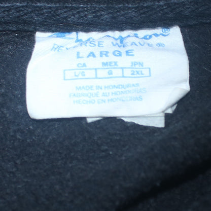 Mens UK Size L Champion Black Pullover Sweatshirt
