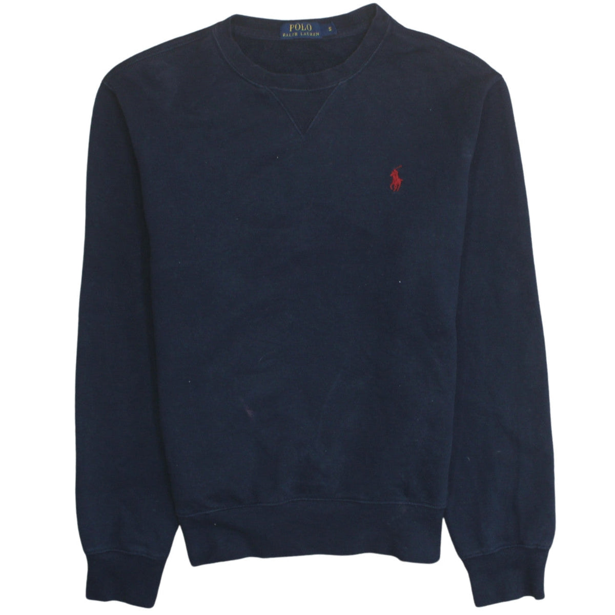 Mens UK Size S Ralph Lauren Blue Pullover Sweatshirt