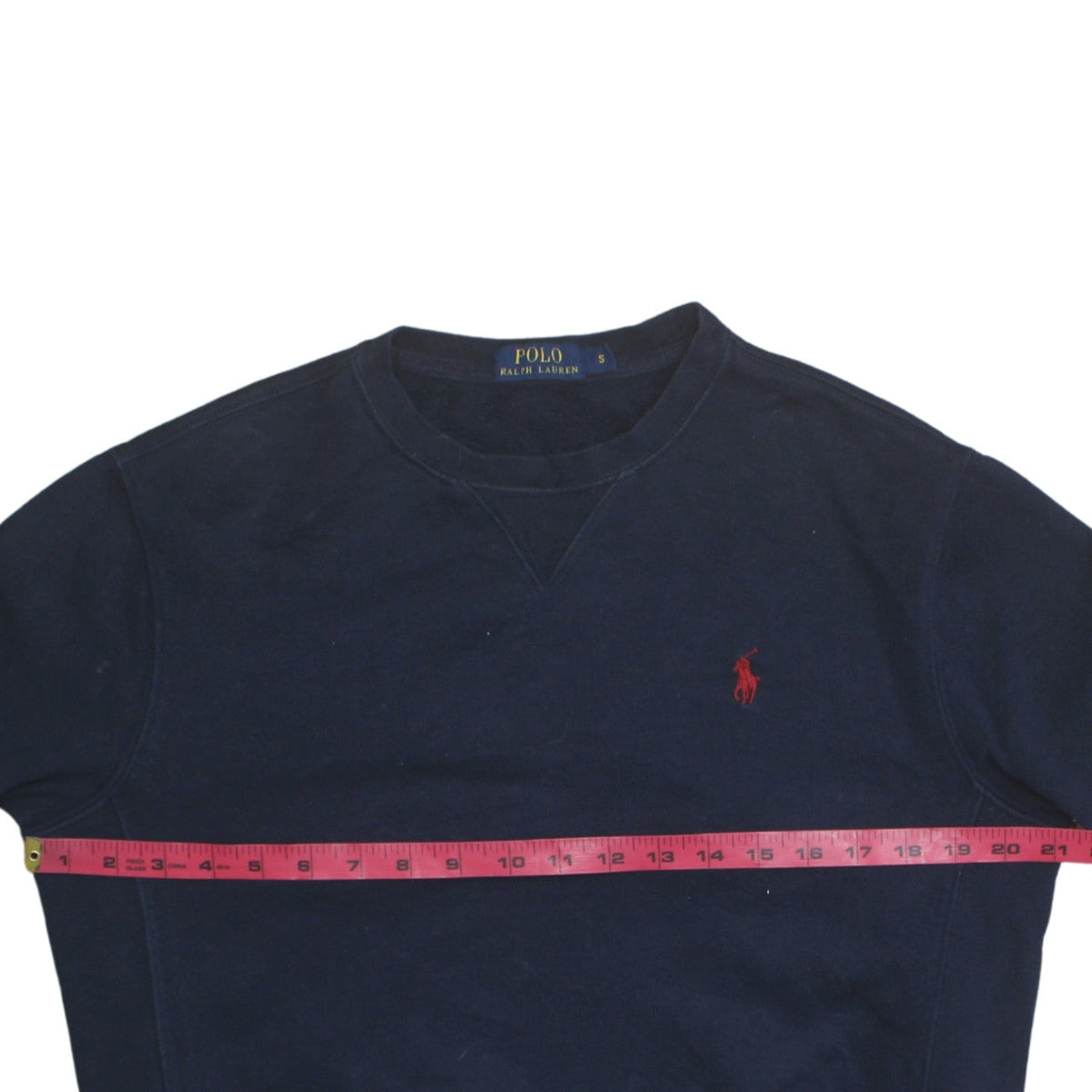 Mens UK Size S Ralph Lauren Blue Pullover Sweatshirt