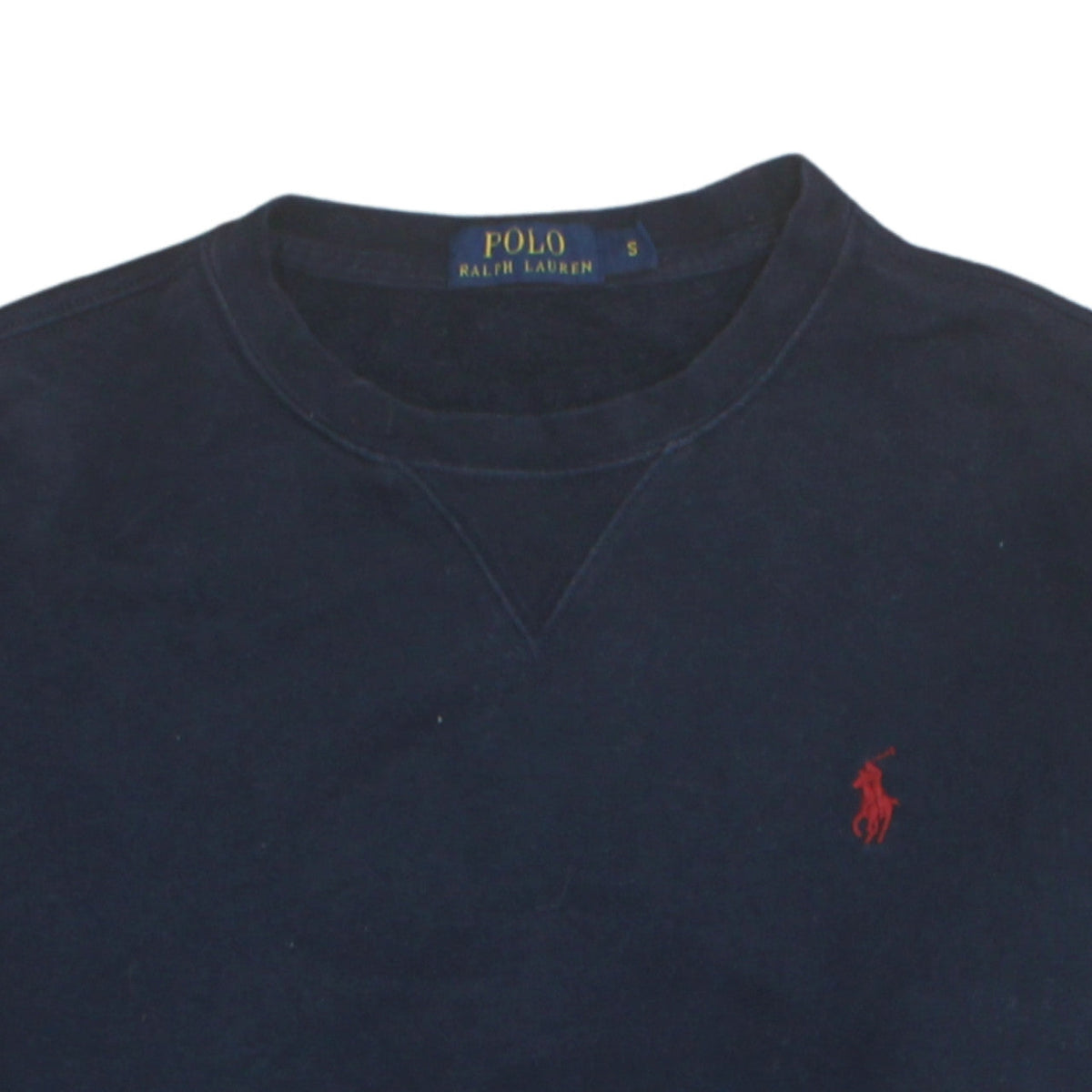 Mens UK Size S Ralph Lauren Blue Pullover Sweatshirt