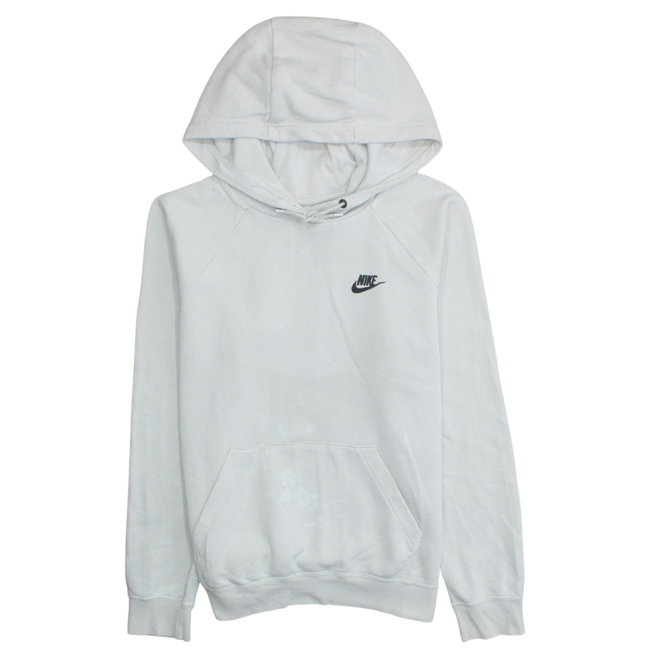 Mens UK Size M Nike White Pullover Hoodie