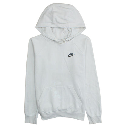 Mens UK Size M Nike White Pullover Hoodie