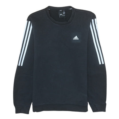 Mens UK Size S adidas Black Pullover Sweatshirt