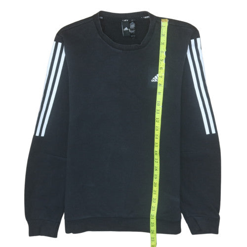Mens UK Size S adidas Black Pullover Sweatshirt