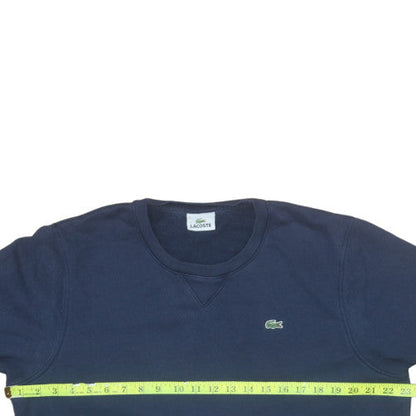 Mens UK Size L Lacoste Blue Pullover Sweatshirt