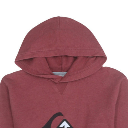 Womens UK Size L Quiksilver Red Pullover Hoodie
