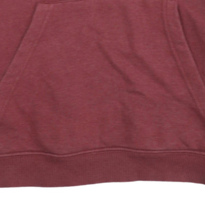 Womens UK Size L Quiksilver Red Pullover Hoodie