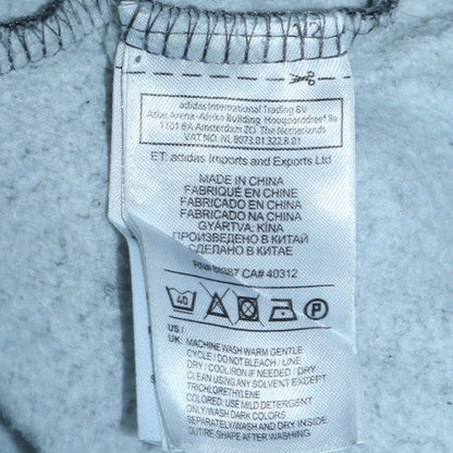 Mens UK Size M adidas Grey Full Zip Hoodie
