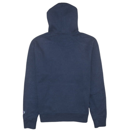 Mens UK Size S Champion Blue Pullover Hoodie