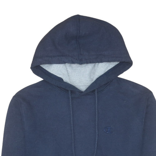 Mens UK Size S Champion Blue Pullover Hoodie