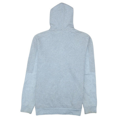 Mens UK Size L adidas Grey Full Zip Hoodie